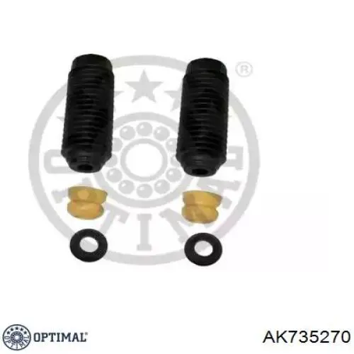 Буфер (отбойник) амортизатора переднего + пыльник AK735270 Optimal