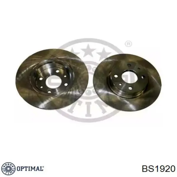 BS-1920 Optimal диск тормозной передний