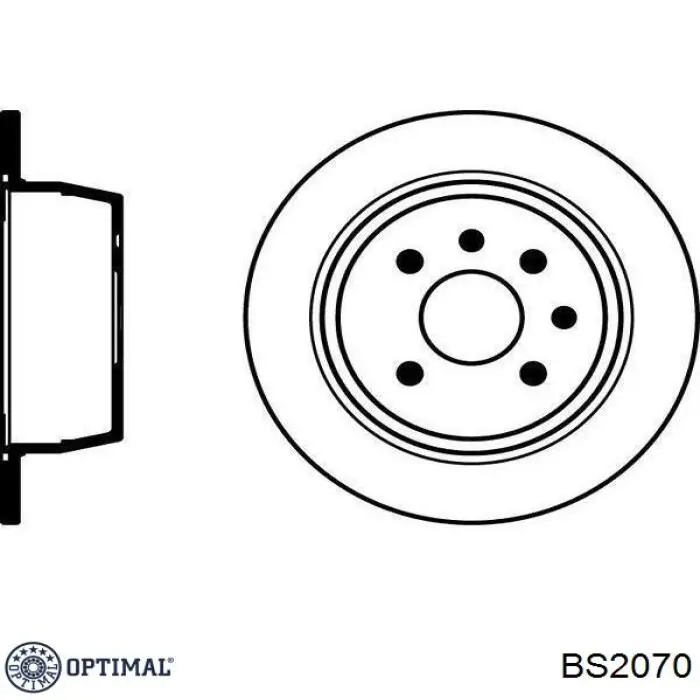 Тормозные диски BS2070 Optimal