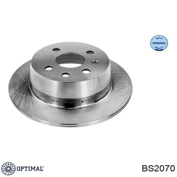 Задний тормозной диск Optimal BS2070 цена, от 23.43 USD