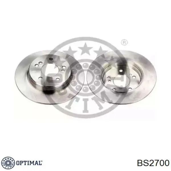 BS2700 Optimal диск тормозной задний