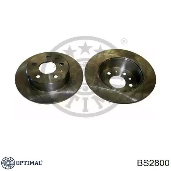 BS2800 Optimal диск тормозной задний