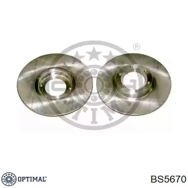 Передние тормозные диски BS5670 Optimal