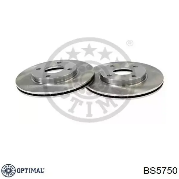 BS5750 Optimal диск тормозной передний