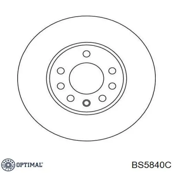 BS5840C Optimal Диск тормозной передний