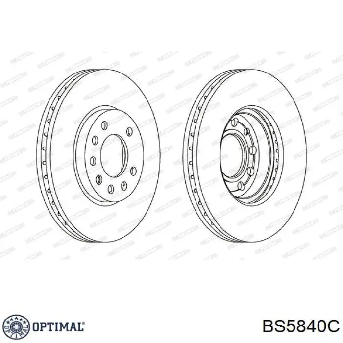 Купить BS5840C Optimal Ротор тормозной