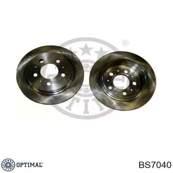 BS-7040 Optimal диск тормозной задний