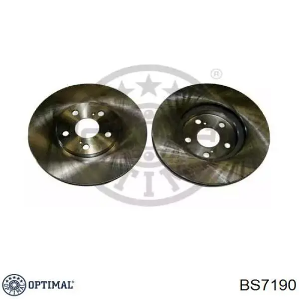 BS-7190 Optimal диск тормозной передний