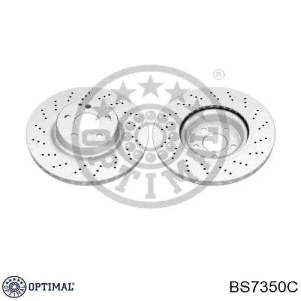 Передние тормозные диски BS7350C Optimal