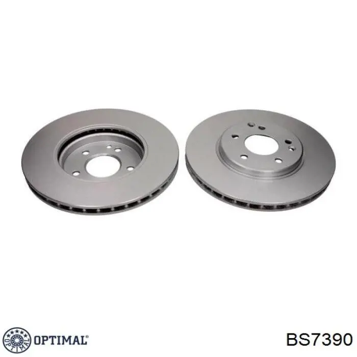 BS7390 Optimal диск тормозной передний