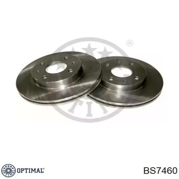 BS7460 Optimal диск тормозной передний