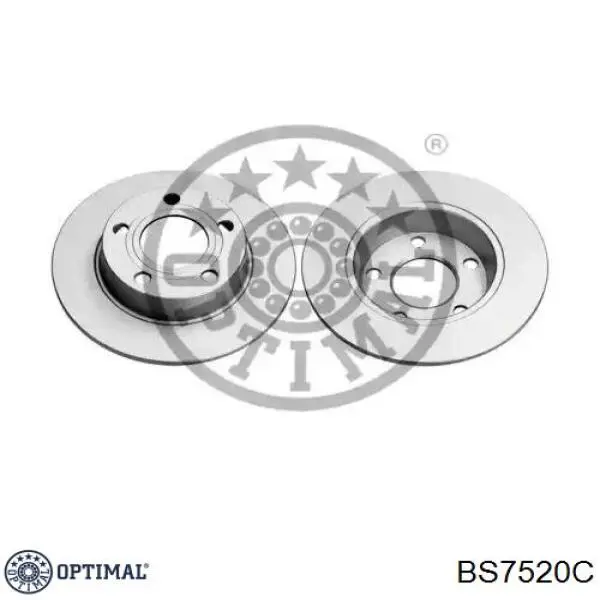 Тормозные диски BS7520C Optimal