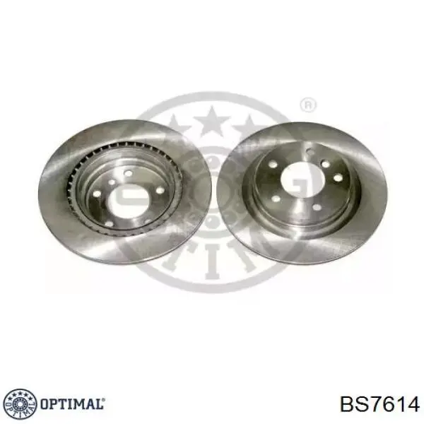 BS7614 Optimal диск тормозной задний