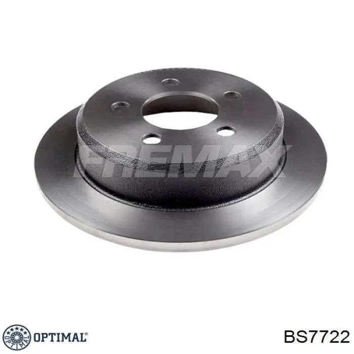 BS-7722 Optimal диск тормозной задний