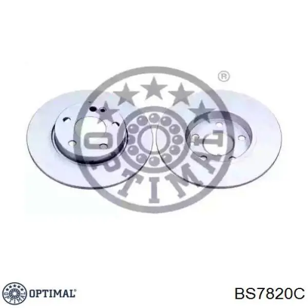 Передние тормозные диски BS7820C Optimal