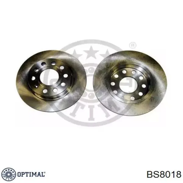 BS8018 Optimal диск тормозной задний