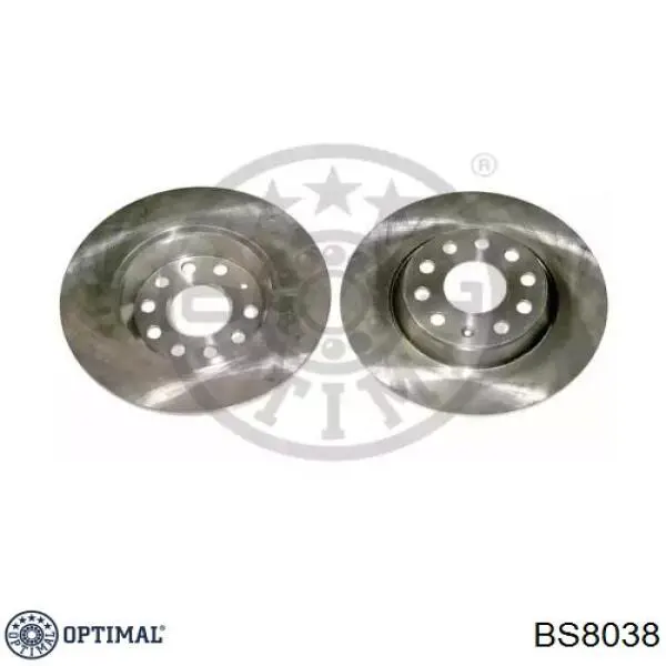 BS8038 Optimal диск тормозной задний