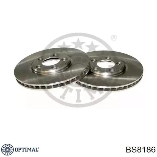 BS8186 Optimal диск тормозной передний