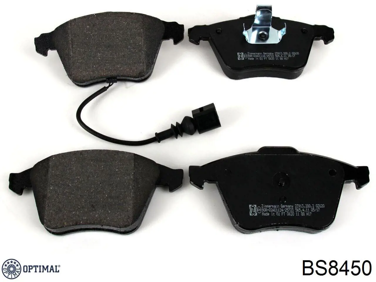 BS8450 Optimal Диск тормозной передний