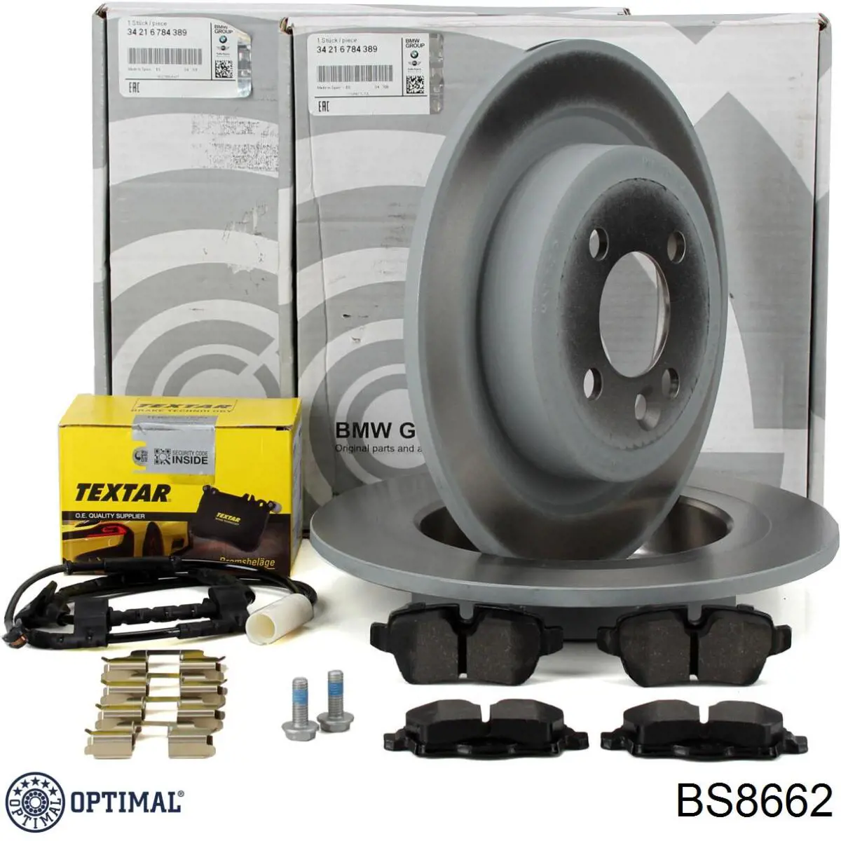 Задний дисковый тормоз Optimal BS8662