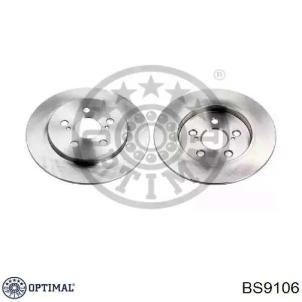BS9106 Optimal диск тормозной задний