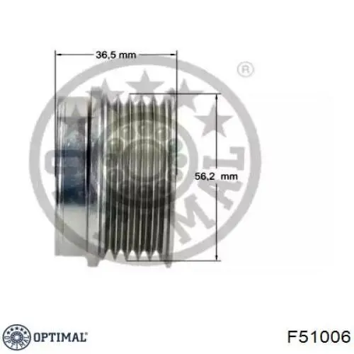 Купить F51006 Optimal Шкив ремня генератора