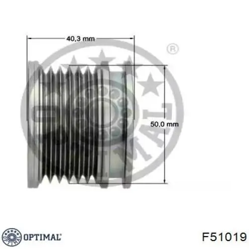 F5-1019 Optimal шкив генератора