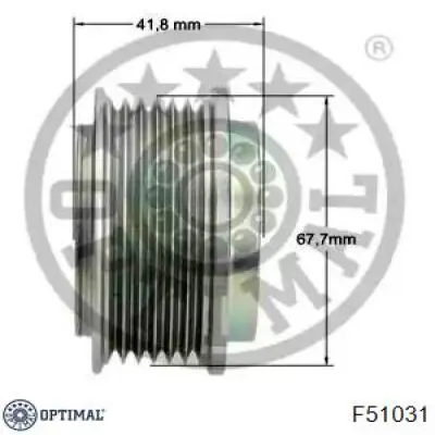 Шкив генератора F51031 Optimal