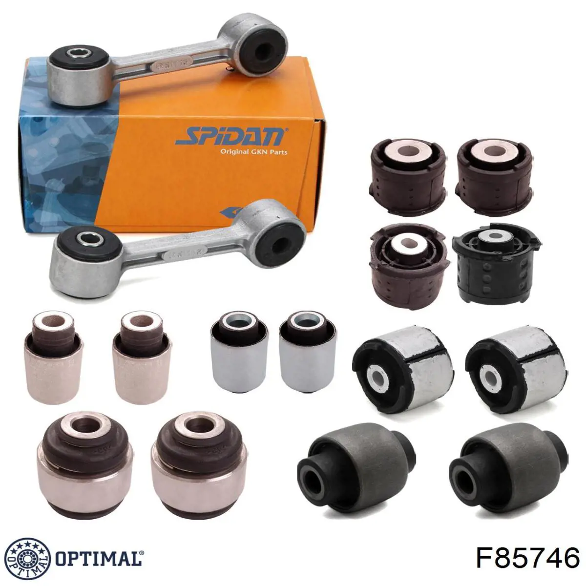 Сайлентблок заднего верхнего рычага Optimal F85746 цена, от 6.53 USD