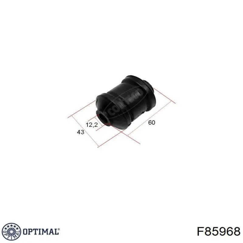 Сайлентблок переднего рычага F85968 Optimal