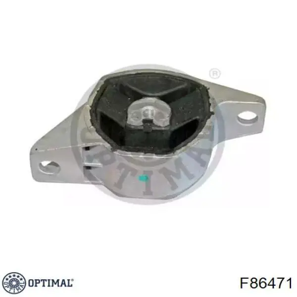F8-6471 Optimal подушка трансмиссии (опора коробки передач левая)