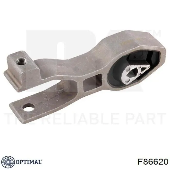 Кронштейн подушки (опоры) двигателя задней Optimal F86620 цена, от 23.96 USD