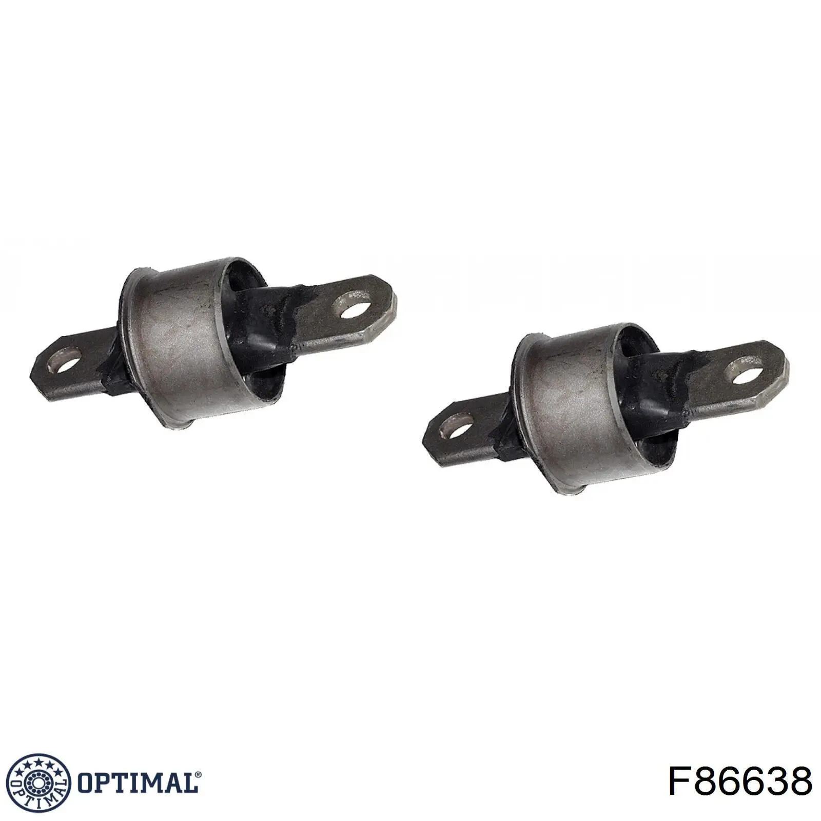 Сайлентблок заднего продольного рычага, передний Optimal F86638 цена, от 8.46 USD