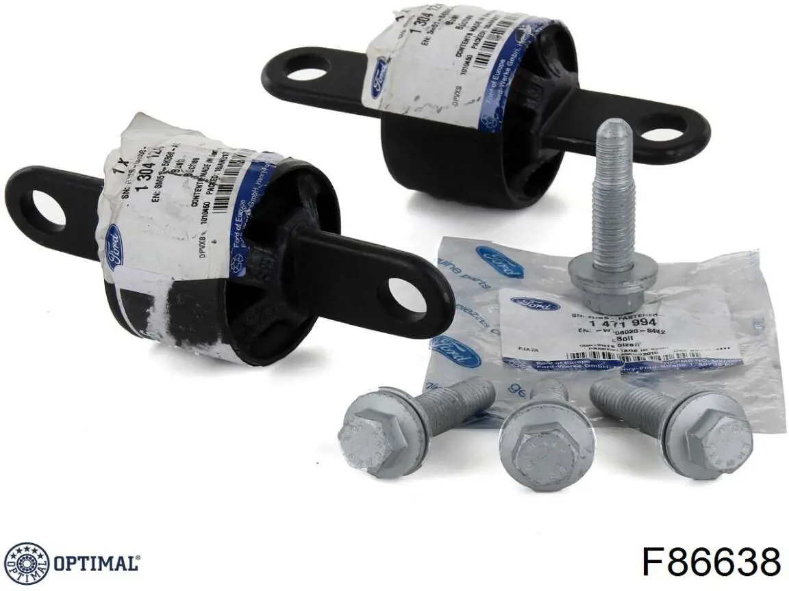 Сайлентблок заднего продольного рычага передний F86638 Optimal