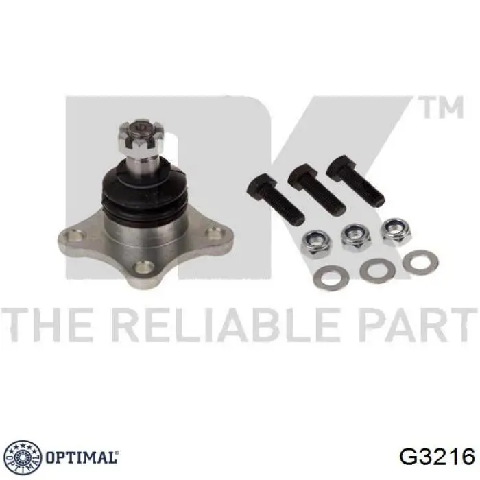 Верхняя шаровая опора Optimal G3216 цена, от 16.45 USD