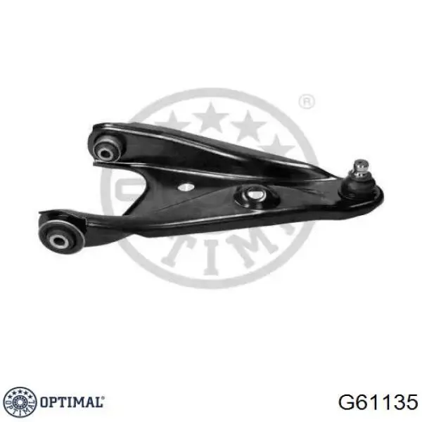 G61135 Optimal рычаг передней подвески нижний правый