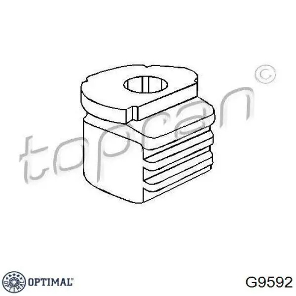Сайлентблок переднього нижнього важеля G9592 Optimal
