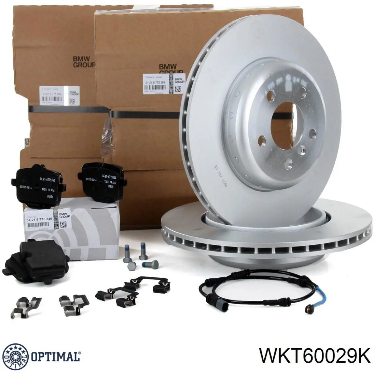 Задний датчик износа тормозных колодок Optimal WKT60029K