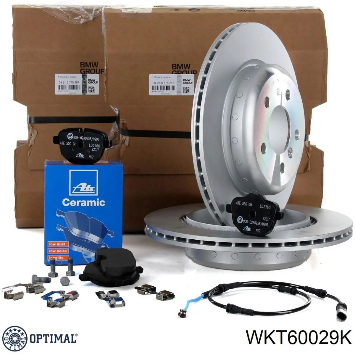 WKT60029K Optimal  Датчик износа тормозных колодок задний