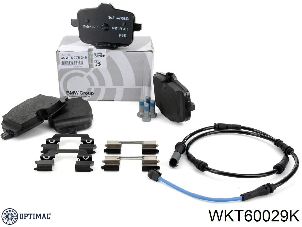 Датчик износа тормозных колодок, задний Optimal WKT60029K цена, от 10.91 USD