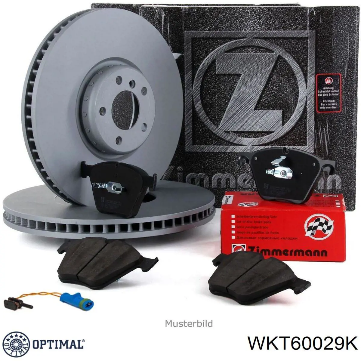 Датчик износа тормозных колодок задний WKT60029K Optimal