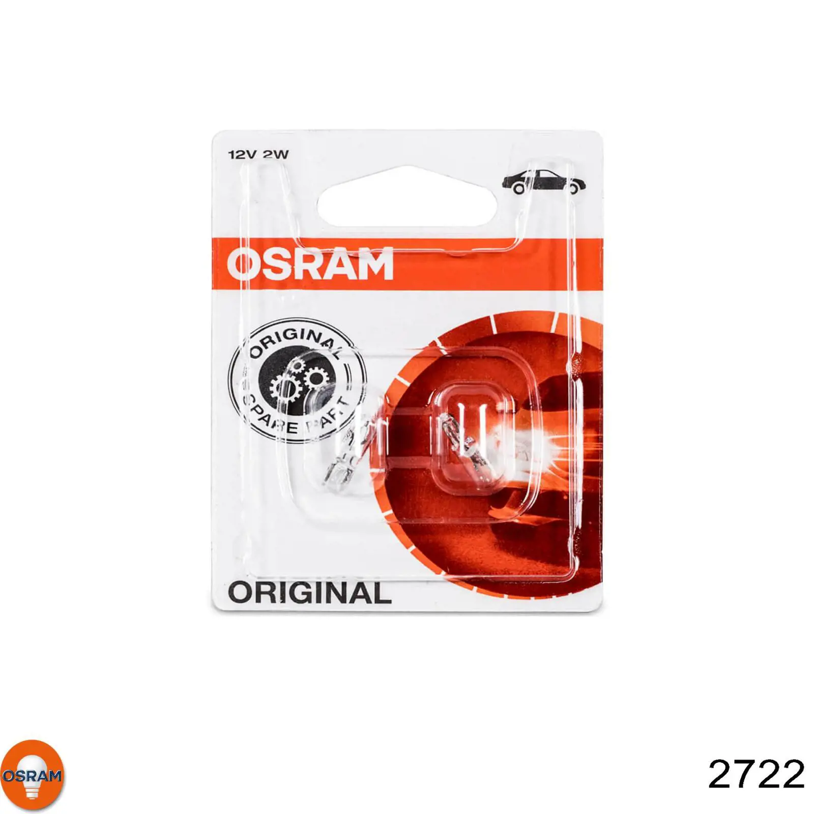 2722 Osram лампочка щитка (панели приборов)