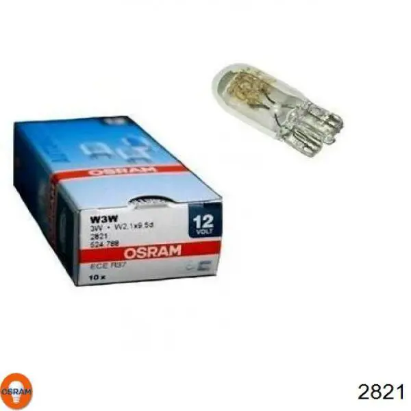 Лампочка плафона освещения салона/кабины Osram 2821 цена, от 0.50 USD