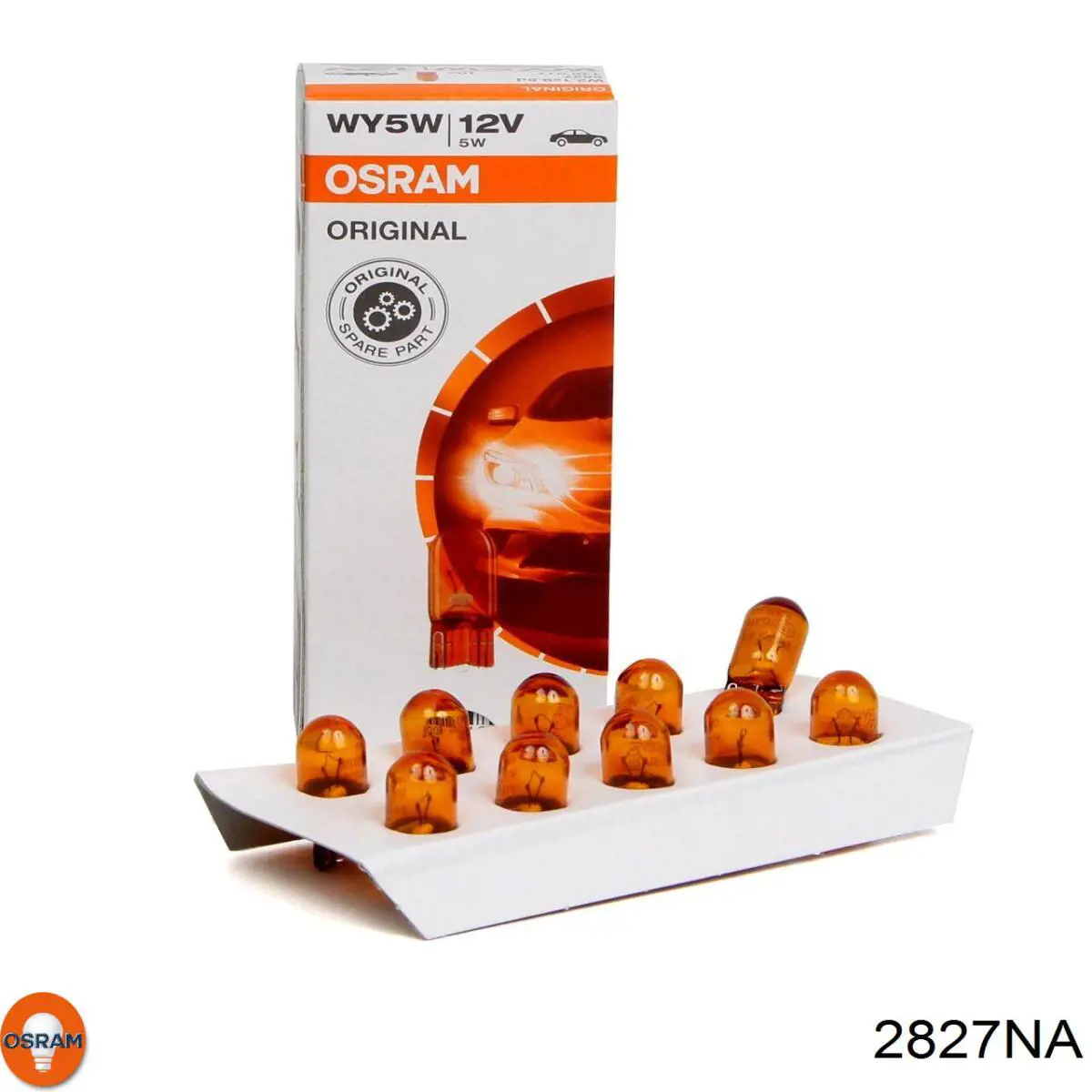 Лампочка переднего габарита 2827NA Osram