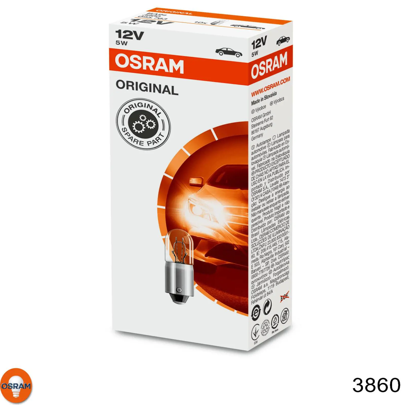 Лампочка 3860 Osram