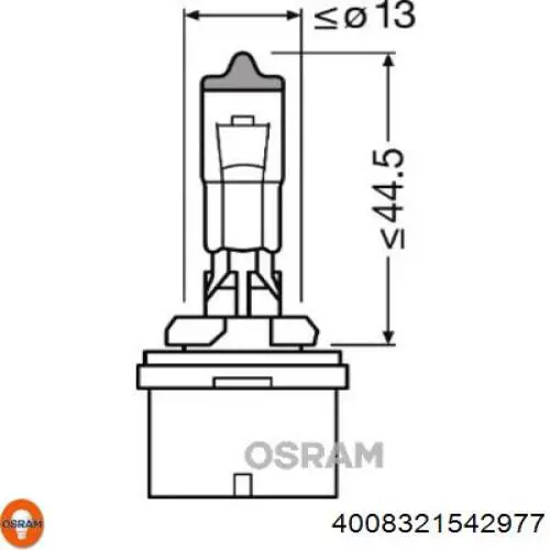 Лампочка накаливания Osram 4008321542977 цена, от 4.06 USD