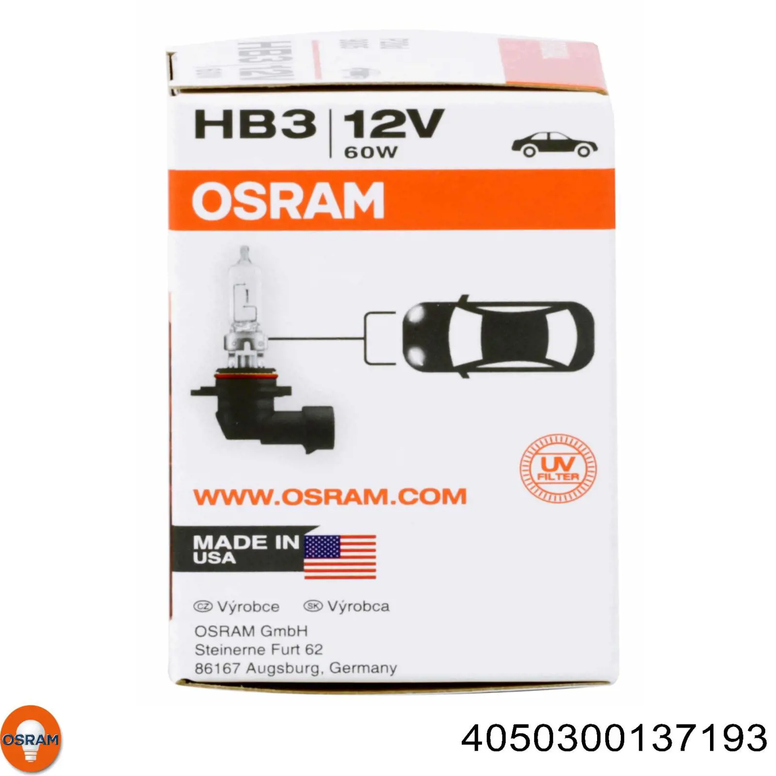 4050300137193 OSRAM Bombilla halógena original y equivalente