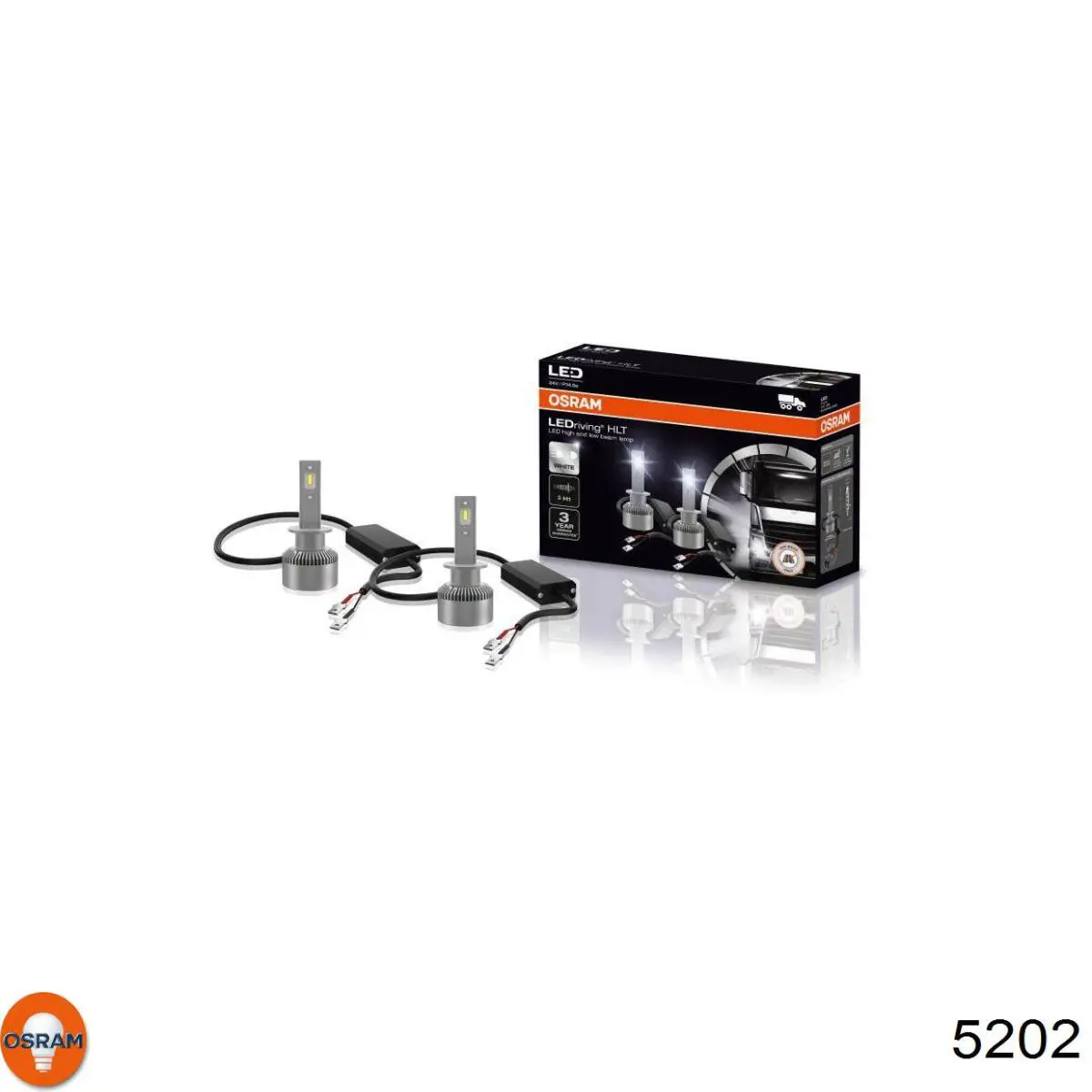 Лампа автомобильная Osram 5202