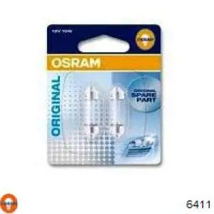 Лампочка плафона освещения салона/кабины Osram 6411