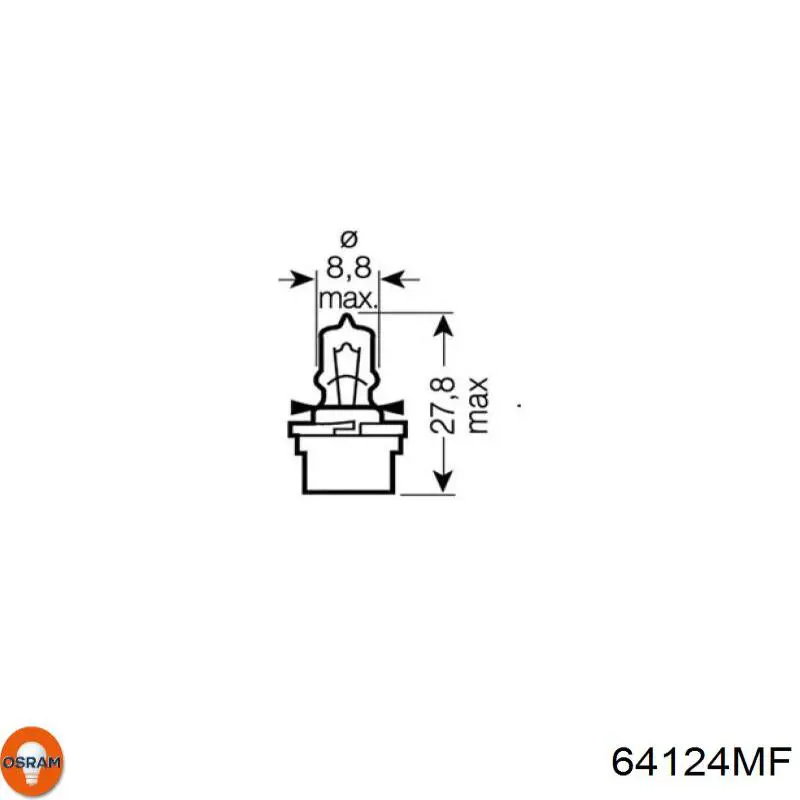 Лампочка 64124MF Osram